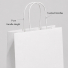 SAC EN PAPIER À POIGNÉES TORSADEES | 26 x 14 x 34 cm | IMPRESSION C...
