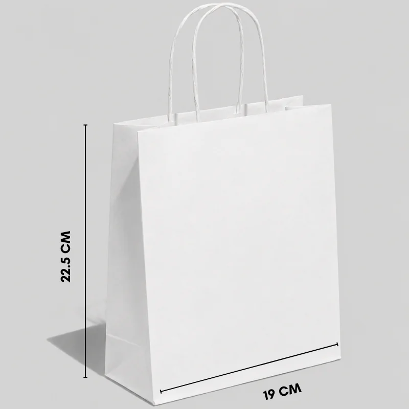 TWISTED-HANDLE PAPER BAG | 22.5x19x8 cm | FULL PRINT | PACKS OF 25 ...