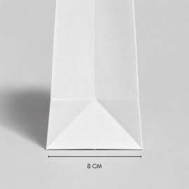 SAC EN PAPIER À POIGNÉES TORSADEES | 22.5x19x8 cm | IMPRESSION COMP...