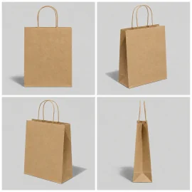 TWISTED-HANDLE PAPER BAG | 22.5x19x8 cm | FULL PRINT | PACKS OF 25 ...