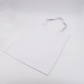 Customized Personalized reusable cotton bag 38x42 CM | TOTE COTTON BAG | SCREEN PRINTING ON TWO SIDES IN ONE COLOUR