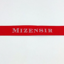 Customized Coarse grain ribbon 16 MM | GROSGRAIN RIBBON | SCREEN PRINTING