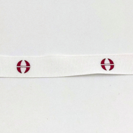 Customized Coarse grain ribbon 16 MM | GROSGRAIN RIBBON | SCREEN PRINTING