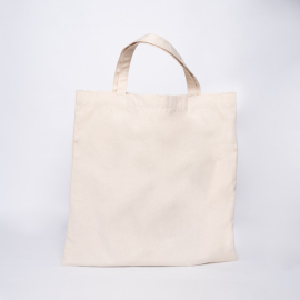Sac coton réutilisable personnalisé 38x42 CM | TOTE BAG EN COTON | IMPRESSION EN SÉRIGRAPHIE SUR DEUX FACES EN UNE COULEUR